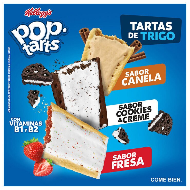 Kellogg's Pop Tarts Tartas de Trigo Escarchadas Rellenas 1.15 kg — Imagen 4 de 4