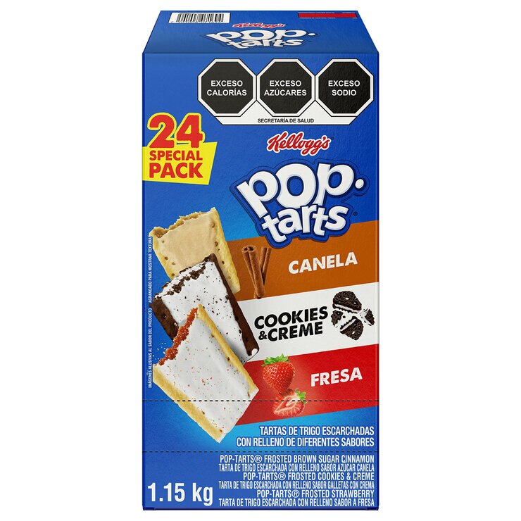 Kellogg's Pop Tarts Tartas de Trigo Escarchadas Rellenas 1.15 kg — Imagen 1 de 4
