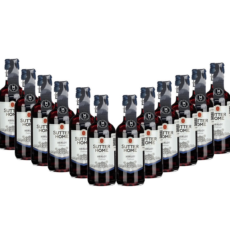  Vino Tinto Sutter Home Merlot 12/187 ml — Imagen 1 de 4