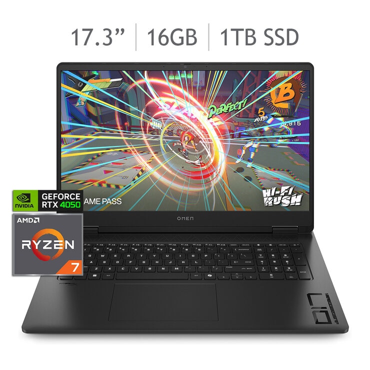 HP OMEN Gaming 17-db0006la Laptop 17.3" Full HD AMD Ryzen 7 16GB 1TB SSD — Imagen 1 de 4