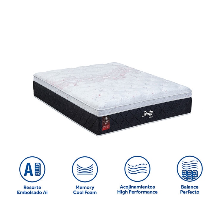 Sealy, Hybrid, Colchón Queen Size — Imagen 2 de 4