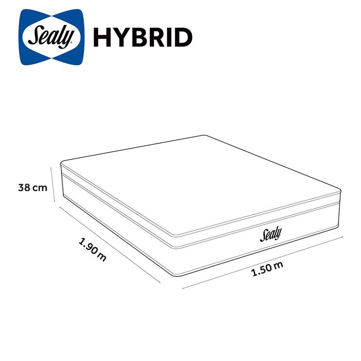 Sealy, Hybrid, Colchón Queen Size — Imagen 4 de 4