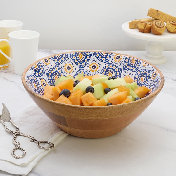 Mikasa Home Accents Tazón de Madera para Ensaladas — Imagen 4 de 4