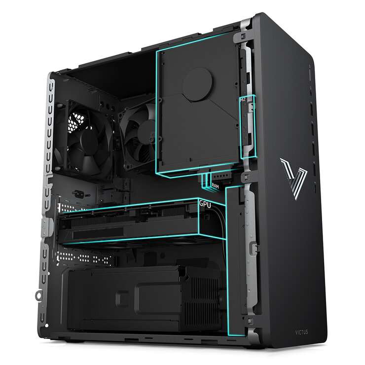 HP Victus Gaming 15L TG02-2017la Desktop Tower Intel Core i5 8GB 512GB SSD — Imagen 2 de 4