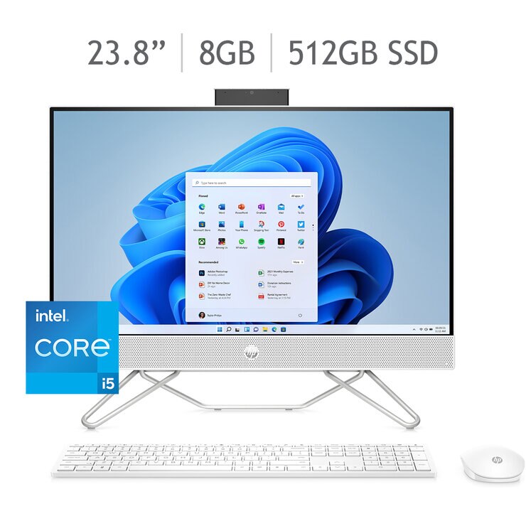 HP All-In-One 24-cb1025la Desktop 23.8" Full HD Intel Core i5 8GB 512GB SSD — Imagen 1 de 4