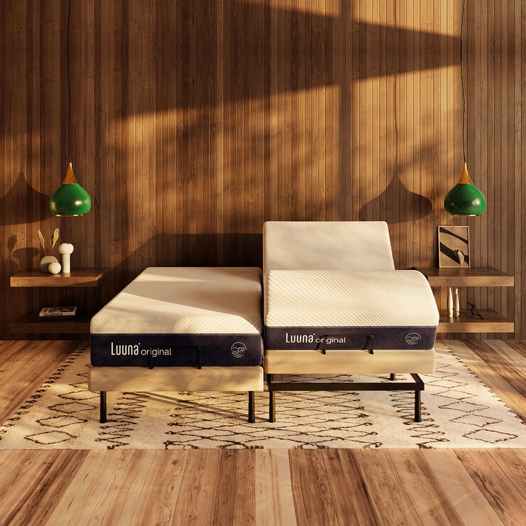 Luuna Base Eléctrica Rise King Beige — Imagen 1 de 4