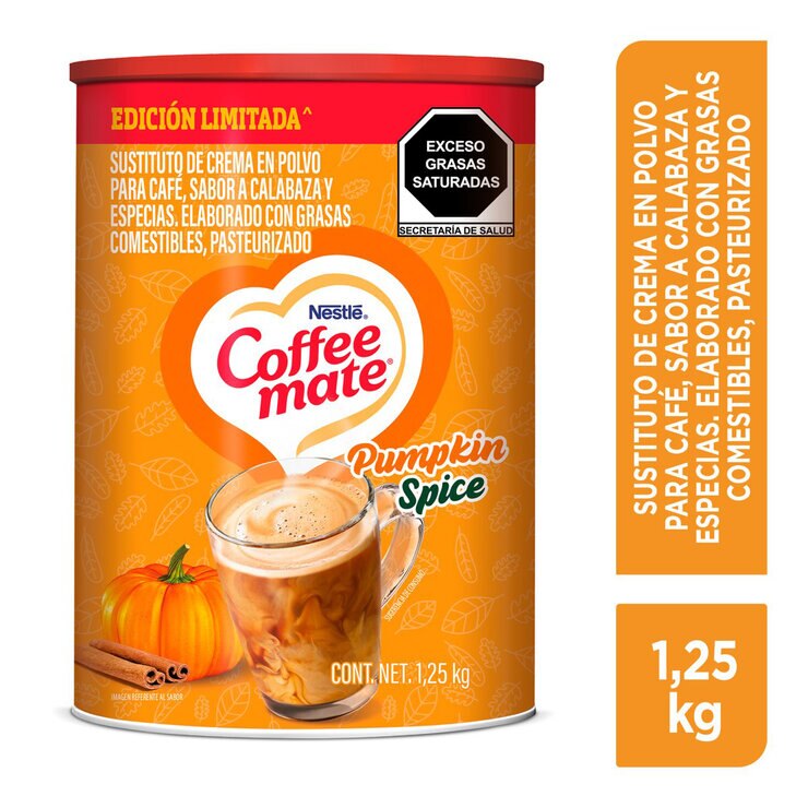 Coffee Mate Sustituto de Crema en Polvo Sabor Calabaza y Especias 1.25 kg — Imagen 4 de 4
