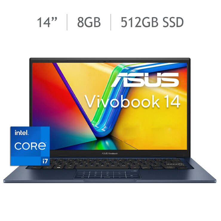 ASUS Vivobook 14 Laptop 14" Full HD Intel Core i7 8GB 512GB SSD — Imagen 1 de 4
