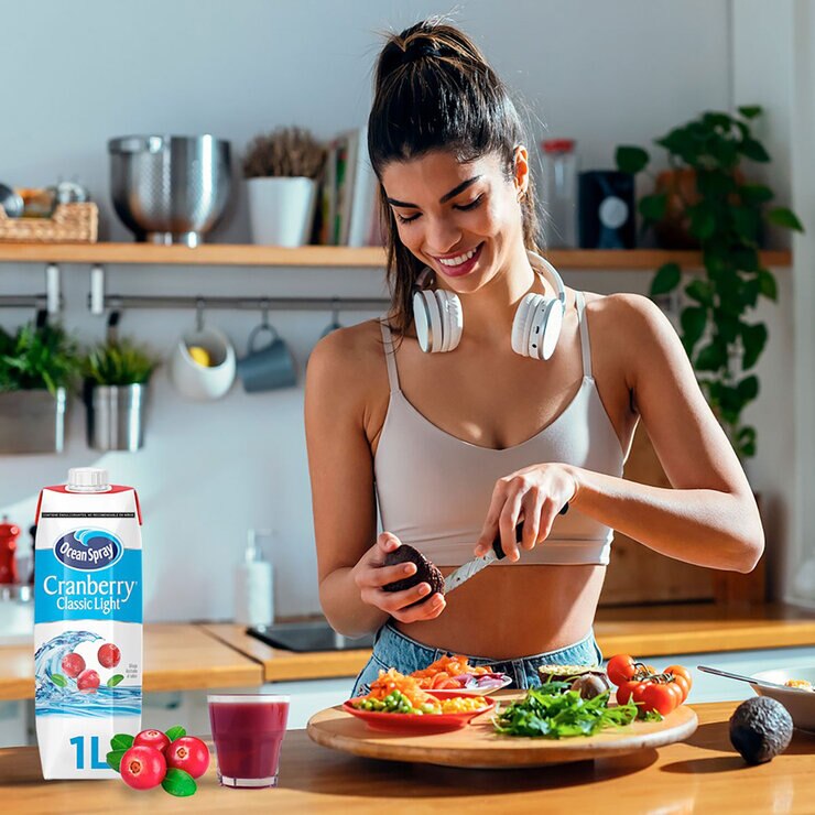 Ocean Spray Bebida de Arándano Baja en Calorías 6 pzs de 1 l — Imagen 2 de 4