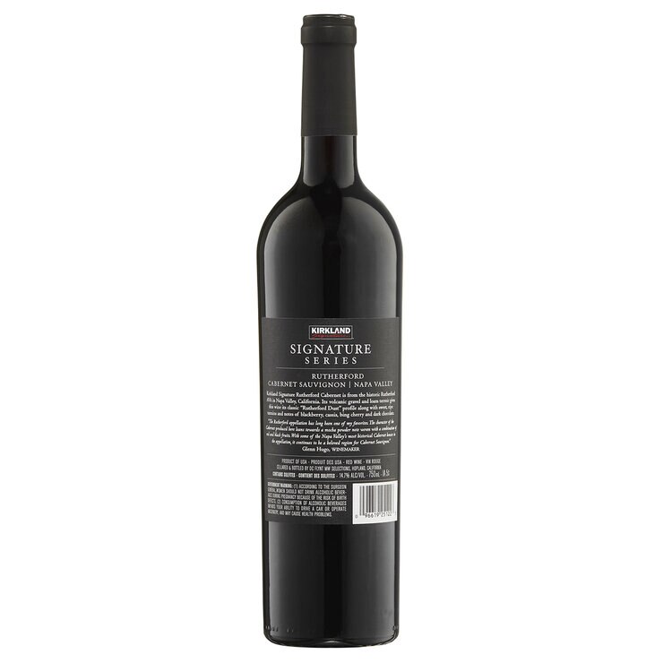 Vino Tinto Kirkland Signature Series Rutherford 750ml — Imagen 2 de 2