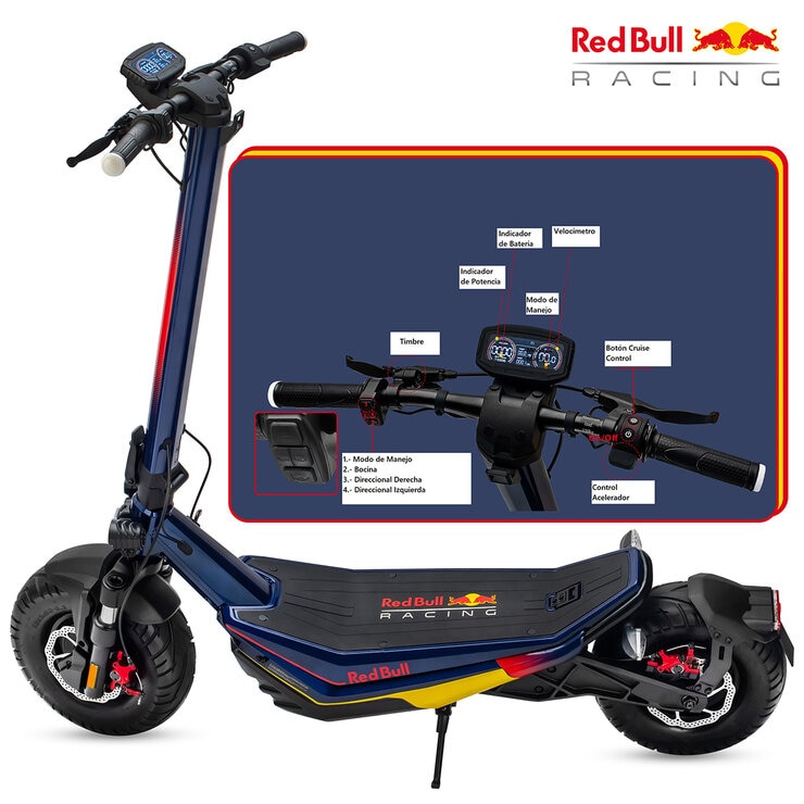 Red Bull Scooter Eléctrico Eleven  — Imagen 3 de 4