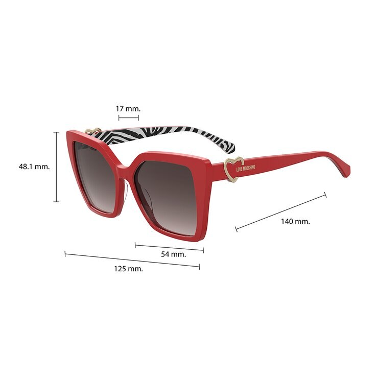 MOSCHINO LOVE MOL067 S SLP SAFILO 54 17 140 — Imagen 3 de 4