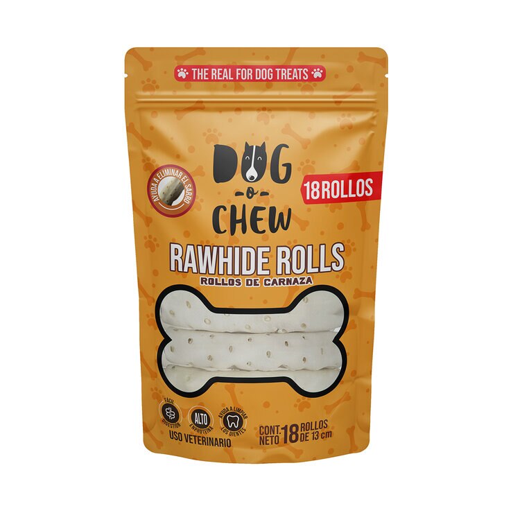 Dog O Chew Rollo de Carnaza para Perro 18 pzs — Imagen 1 de 3