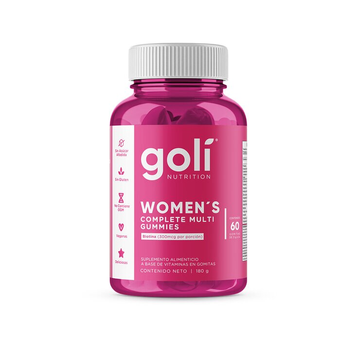 Golí Women´s 60 Gomitas Biotina 300mcg por porción  — Imagen 1 de 3