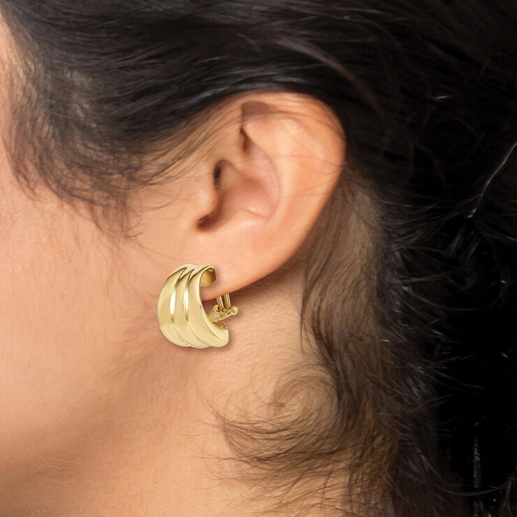 Aretes, Oro Amarillo de 14K — Imagen 2 de 4