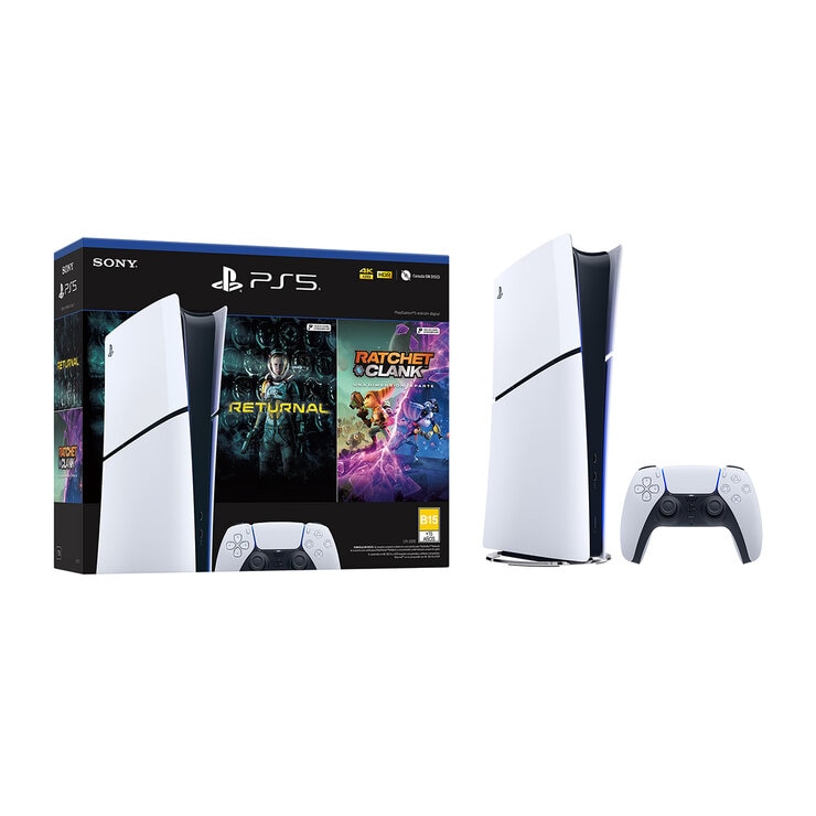 PlayStation 5 Bundle (Modelo Slim) con 2 Juegos - Digital — Imagen 2 de 3