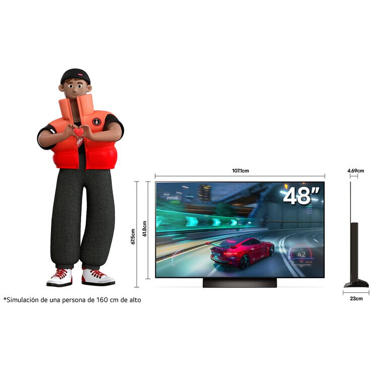 LG Pantalla 48" OLEDevo — Imagen 3 de 4