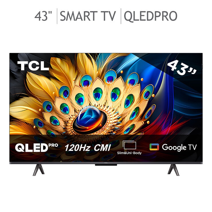 TCL Pantalla 43" 4K QLED Google TV — Imagen 1 de 4