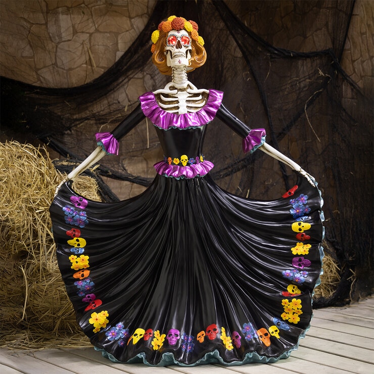 Catrina Danzante de Día de Muertos — Imagen 1 de 4