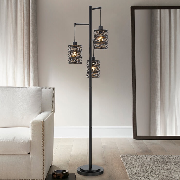 Bridgeport Designs, Chelsea, Lámpara de Piso de 3 Luces — Imagen 1 de 4