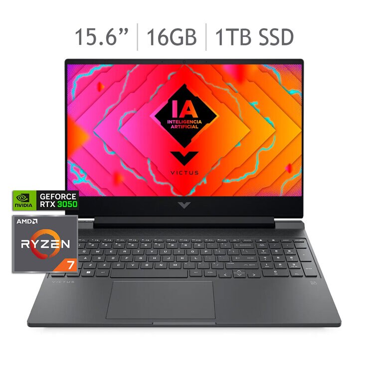 HP Victus Gaming 15-fb2017la Laptop 15.6" Full HD AMD Ryzen 7 16GB 1TB SSD — Imagen 1 de 4