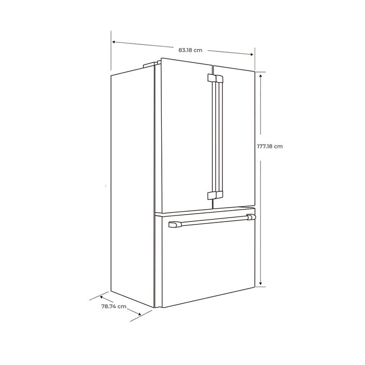 Café Refrigerador 19' French Door — Imagen 2 de 4