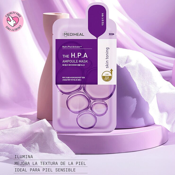 Mediheal THE H.P.A Glowing Mascarillas 20 pzas — Imagen 3 de 3