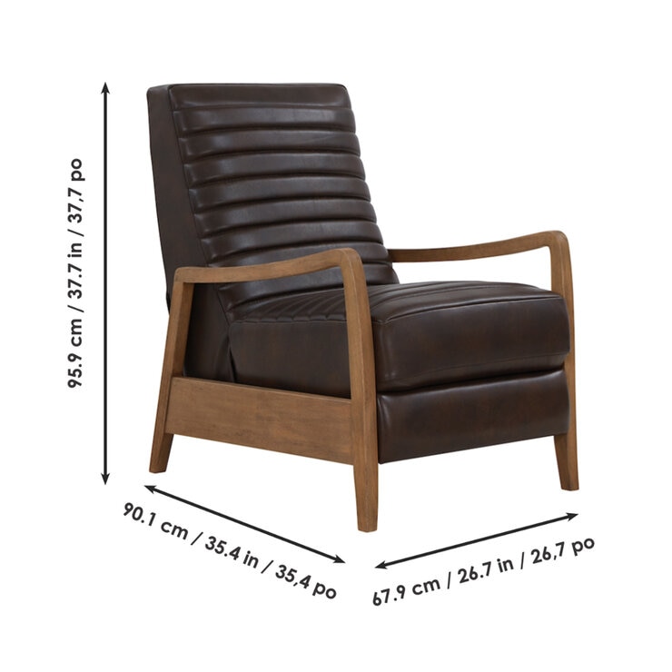 Synergy Home Furnishings, Sillón Reclinable de Piel  — Imagen 2 de 4