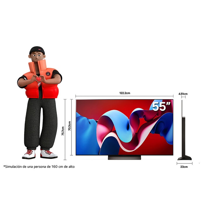 LG Pantalla 55" OLEDevo — Imagen 3 de 4