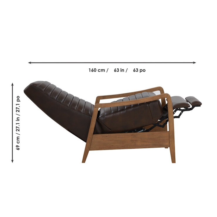 Synergy Home Furnishings, Sillón Reclinable de Piel  — Imagen 4 de 4