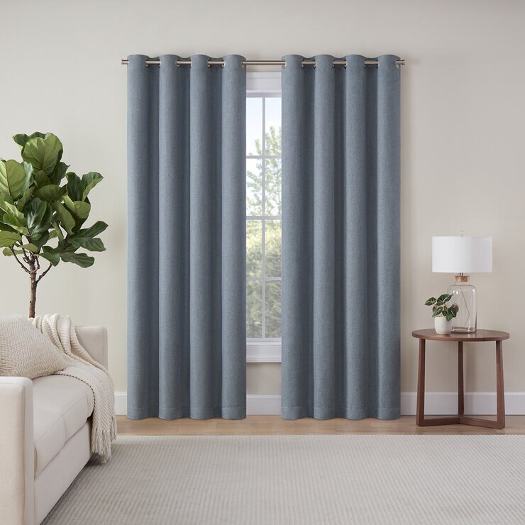Eclipse Absolute Zero Cortinas con Bloqueo Total de Luz con Cierre Magnético  1.32 m x 2.13 m
