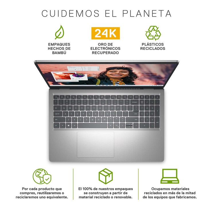 DELL Inspiron 3535 Laptop 15.6" Full HD AMD Ryzen 5 8GB 512GB SSD — Imagen 3 de 4