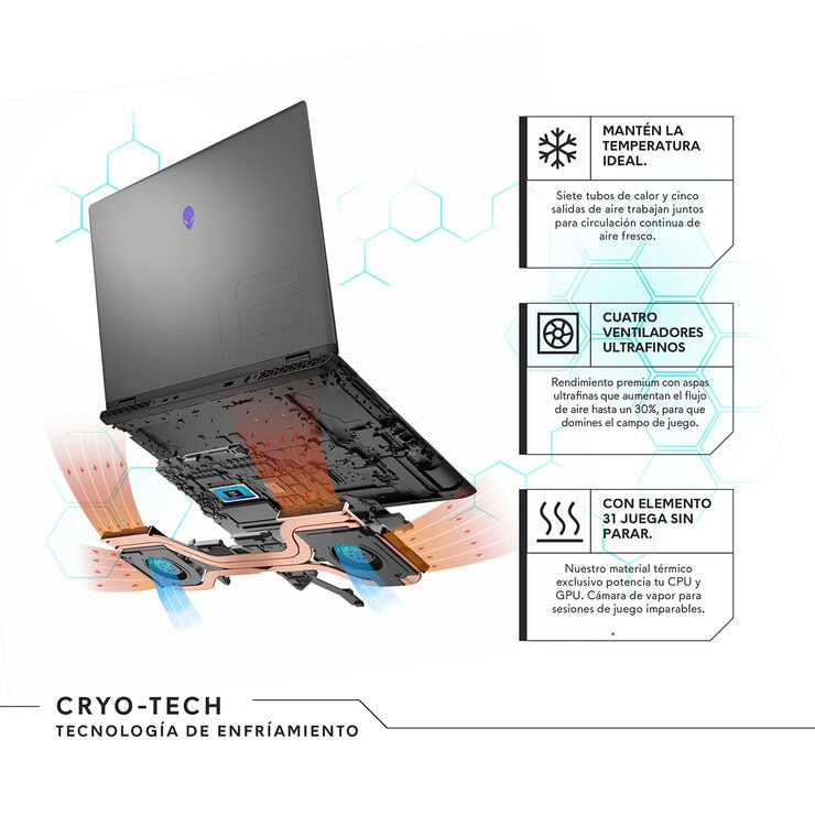 DELL Alienware Gaming NB M16 R2 Laptop 16" Quad HD Intel Core Ultra 7 16GB 1TB SSD + Mochila — Imagen 2 de 4