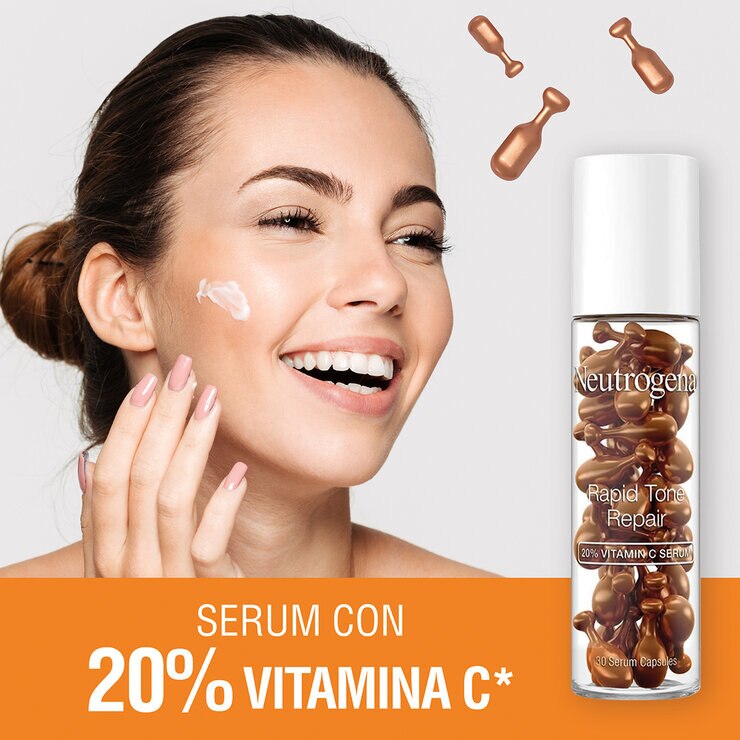 Neutrogena Suero Facial de Vitamina C 60 cápsulas — Imagen 2 de 4