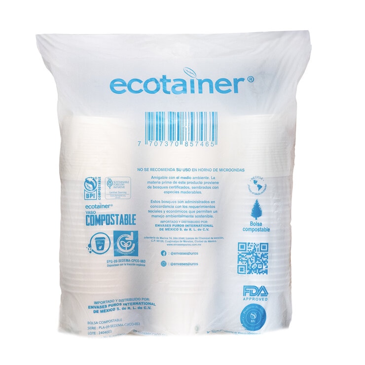 Ecotainer Contenedor para Alimentos 60 pzs — Imagen 2 de 3