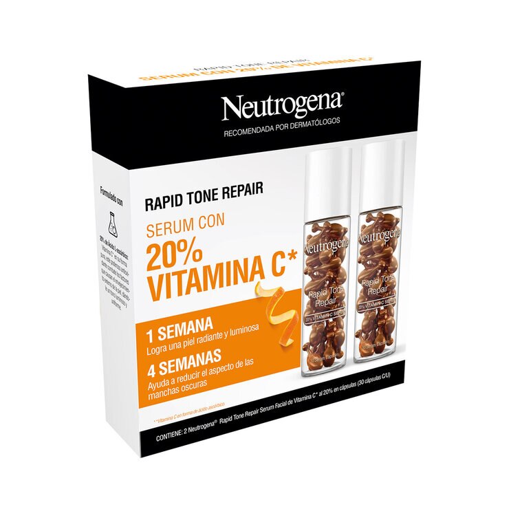 Neutrogena Suero Facial de Vitamina C 60 cápsulas — Imagen 1 de 4