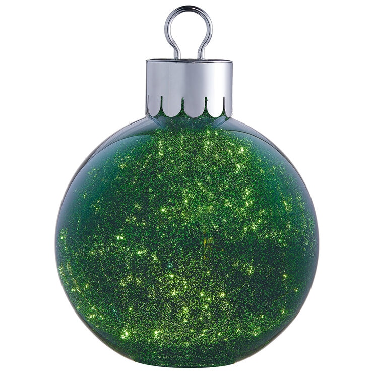 Ornamento Gigante de Vidrio con LED, Verde  — Imagen 3 de 3
