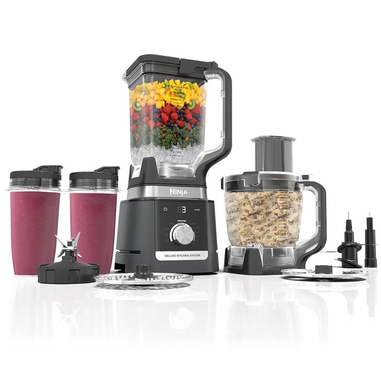 Ninja Deluxe Sistema de cocina con jarra de 2.6 L , procesador de 9 tazas, 2 discos de rebanado/triturado, 2 vasos de 700 ml — Imagen 1 de 4