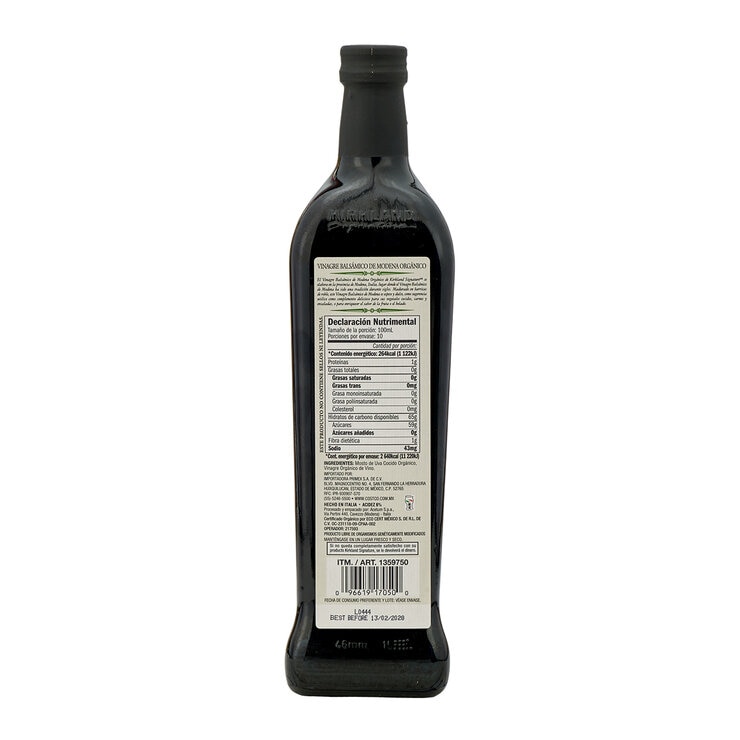 Kirkland Signature Vinagre Balsámico Orgánico 1 l — Imagen 2 de 2