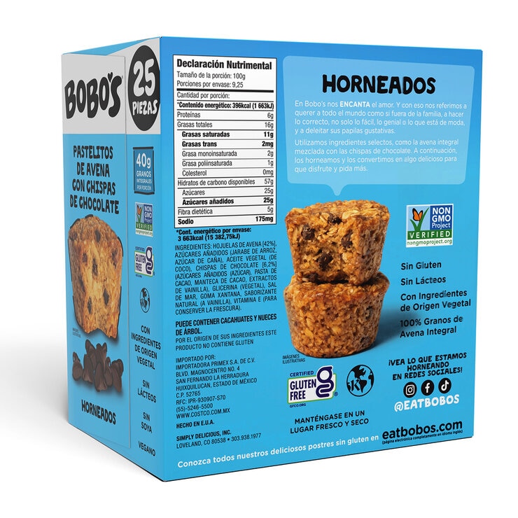 BOBOS OAT BITES CHOC CHIP — Imagen 2 de 3