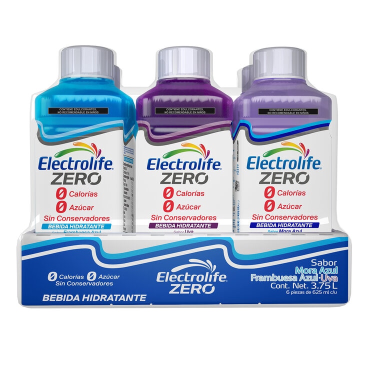 Electrolife Zero 6 piezas de 325 ml c/u