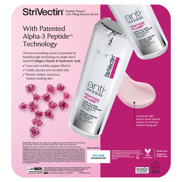 StriVectin Sérum Rellenador de Líneas Peptide Plump 2 pzas — Imagen 4 de 4