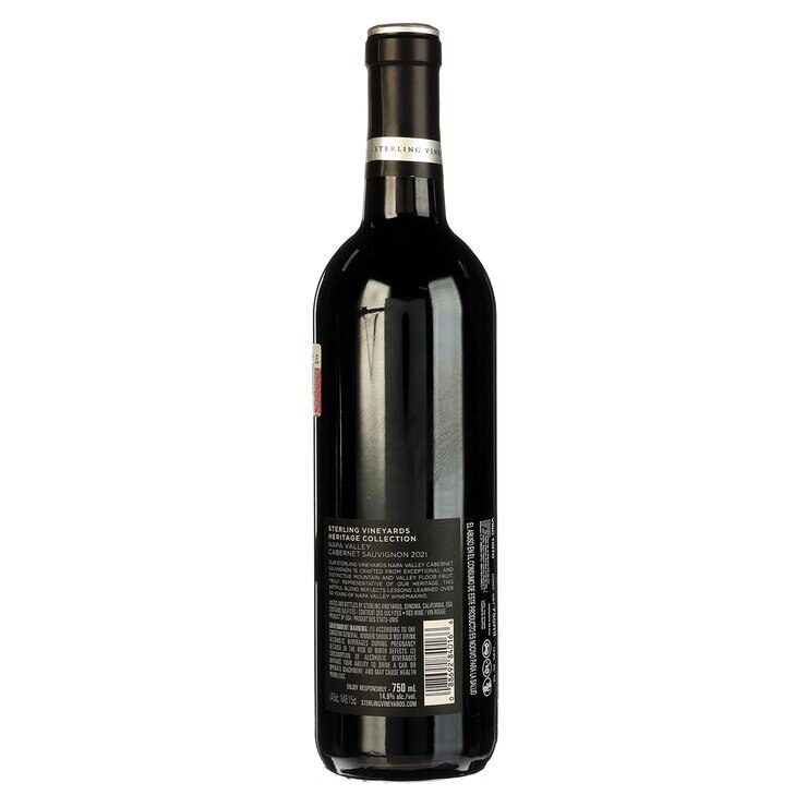 Vino Tinto Sterling Vineyards Napa Valley Cabernet Sauvignon 750ml — Imagen 2 de 2