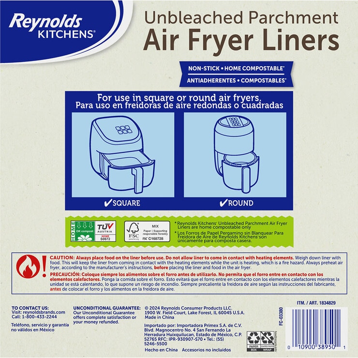 Reynolds Protectores para Air Fryer 150 pzs — Imagen 4 de 4