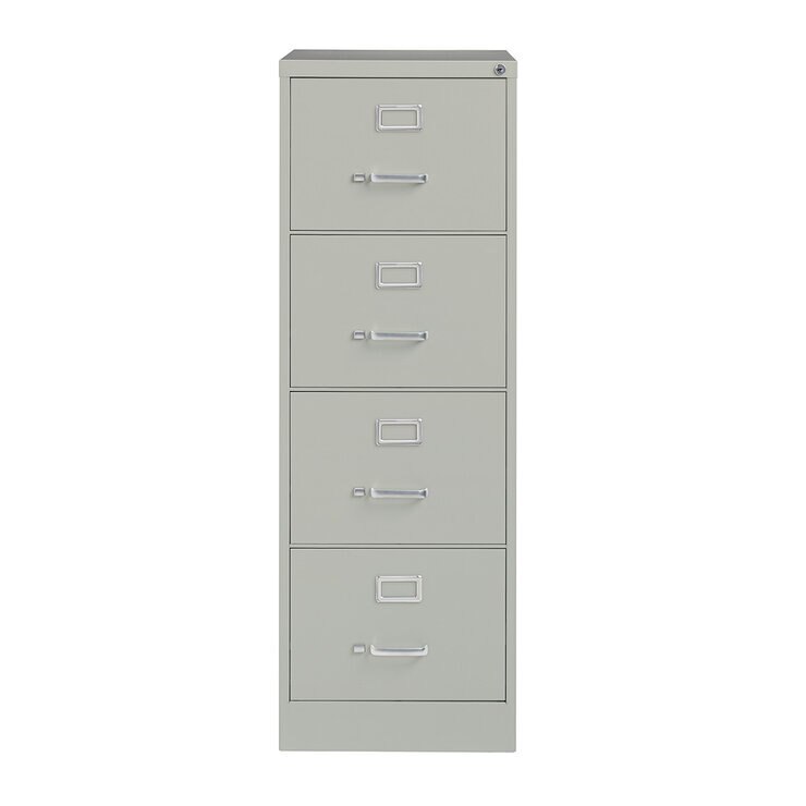 Hirsh, Archivero con 4 Cajones Tamaño Oficio Color Gris — Imagen 2 de 4