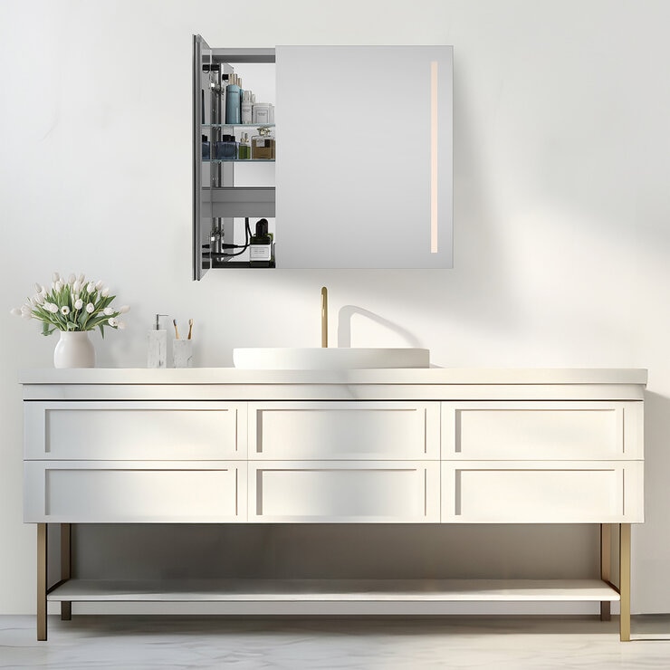 Moorefield, Gabinete de Medicinas con Espejo LED, modelo Luna — Imagen 3 de 4