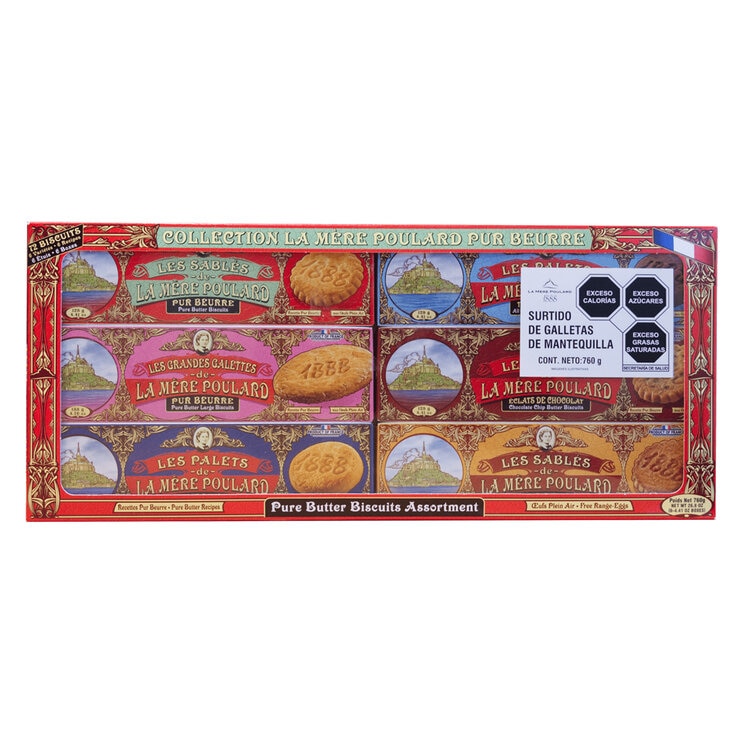 La Mere Poulard Galletas de Mantequilla Surtidas 760g — Imagen 1 de 2