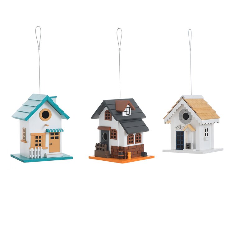 Stylecraft, Paquete de 3 Casitas de Madera para Aves — Imagen 3 de 4