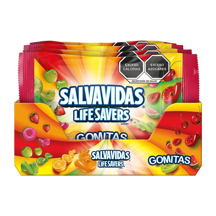 Lifesavers Gomitas de Dulce Sabores surtidos 9 pzas de 56g