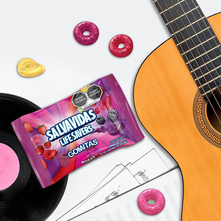 Lifesavers Gomitas de Dulce Sabor Moras Salvajes 9 pzas de 56g — Imagen 2 de 3